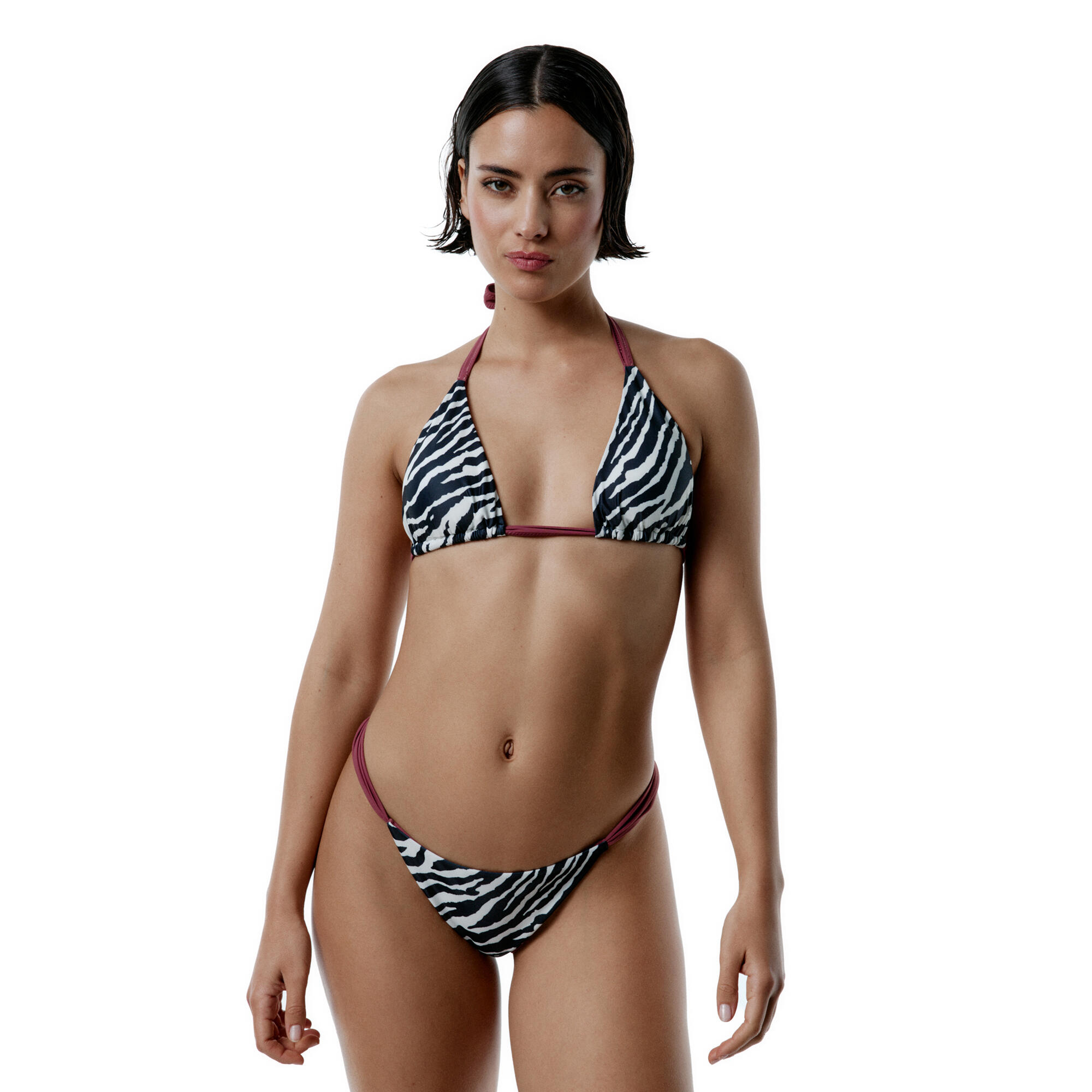 Bikini triângulo wild das mulher black limba