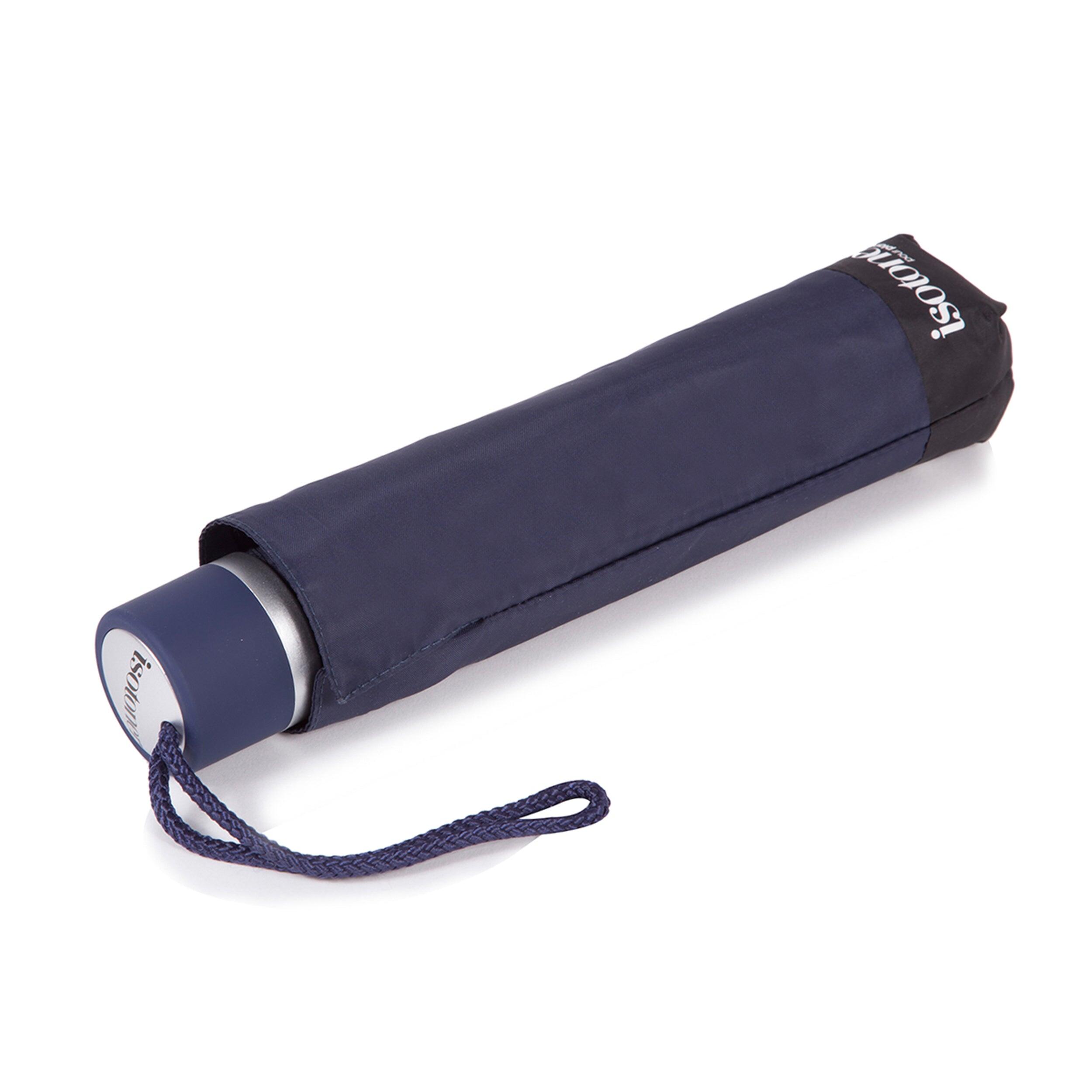 Isotoner - Parapluie Solide, Ultra Déperlant, À Ouverture/ Fermeture Manuelle - Parapluie - Bleu - No Size - Decathlon