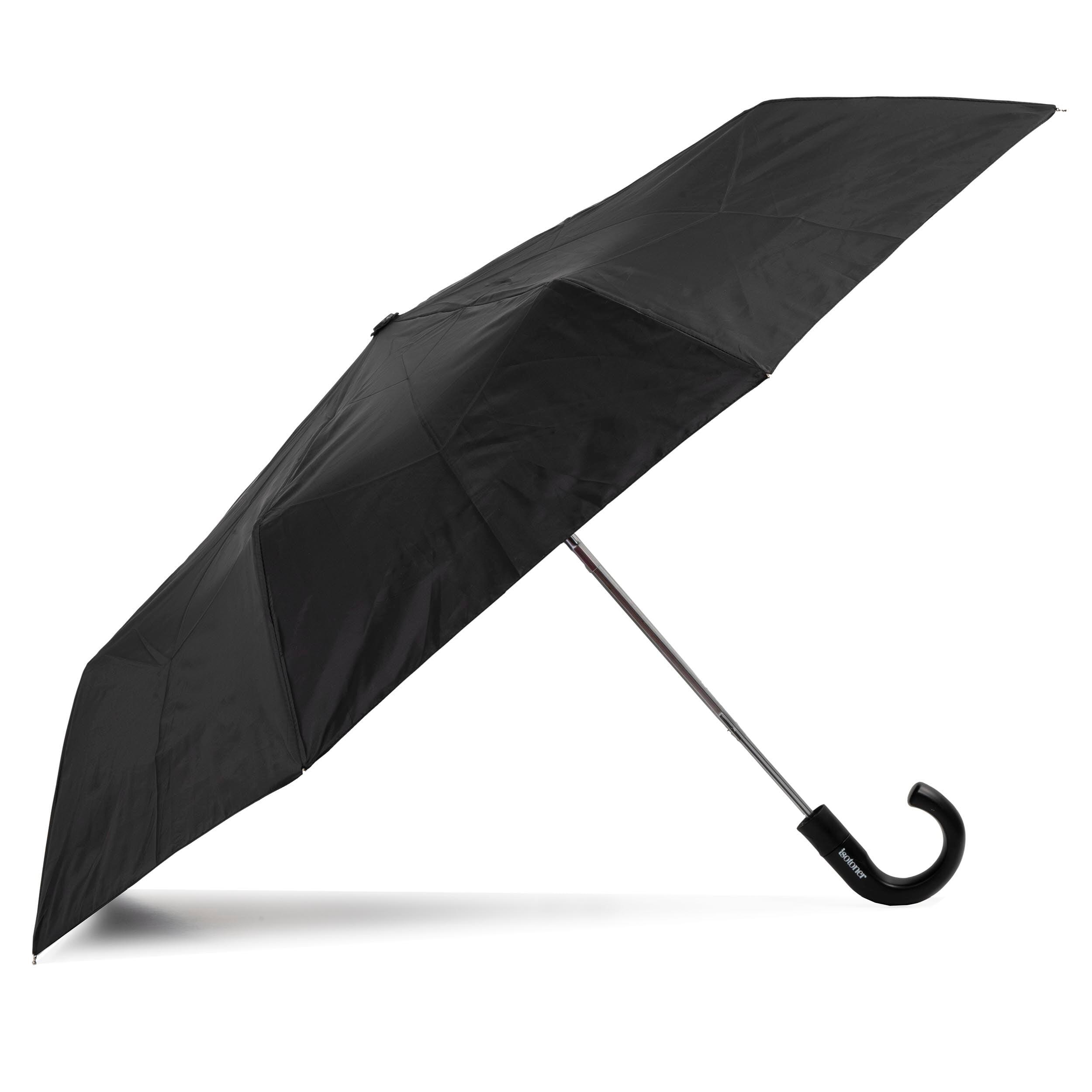 Ombrello con manico a crocchia, robusto, idrorepellente, si apre automaticamente 2/5