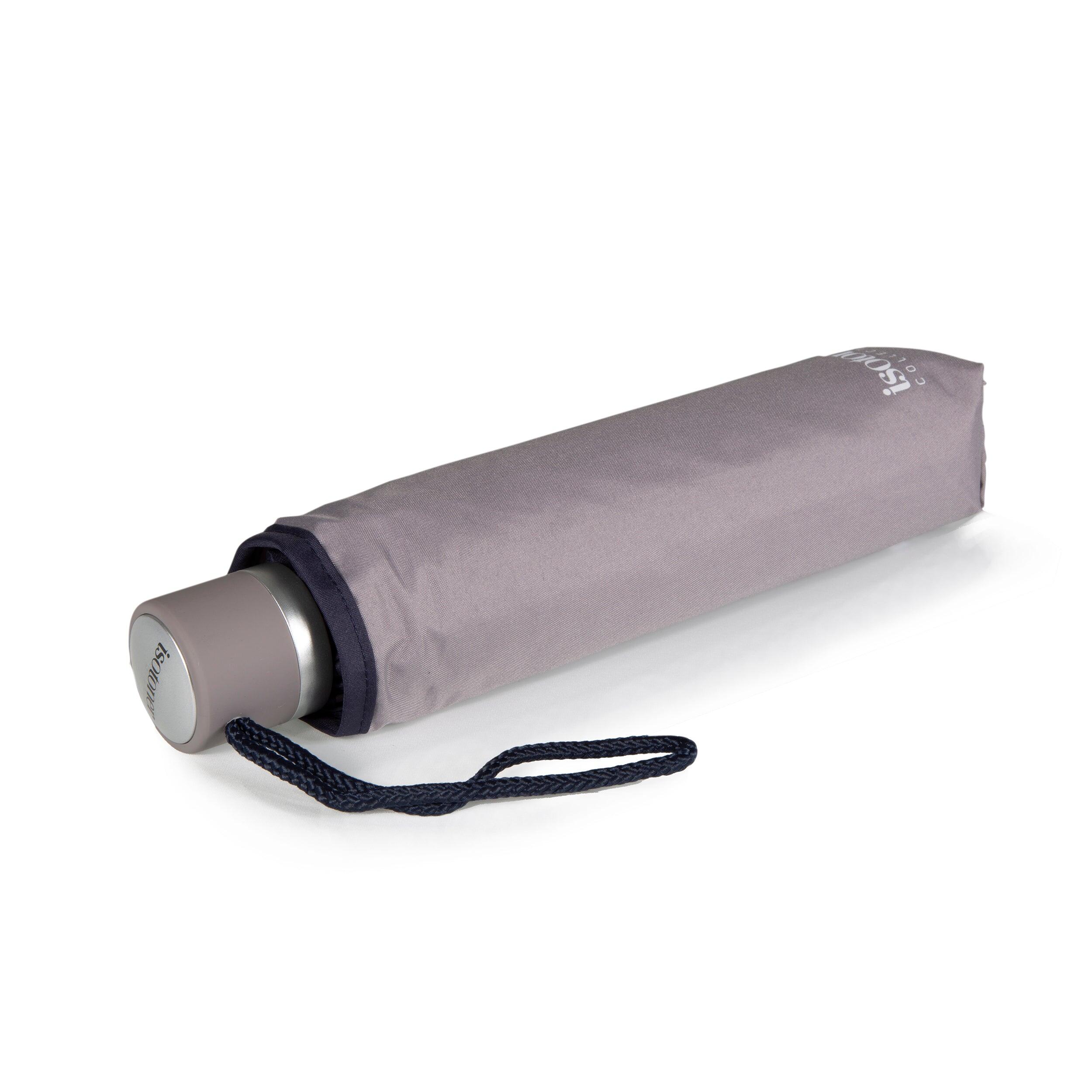 Isotoner - Parapluie Solide, Ultra Déperlant, À Ouverture/ Fermeture Manuelle - Parapluie - Bleu|gris - No Size - Decathlon