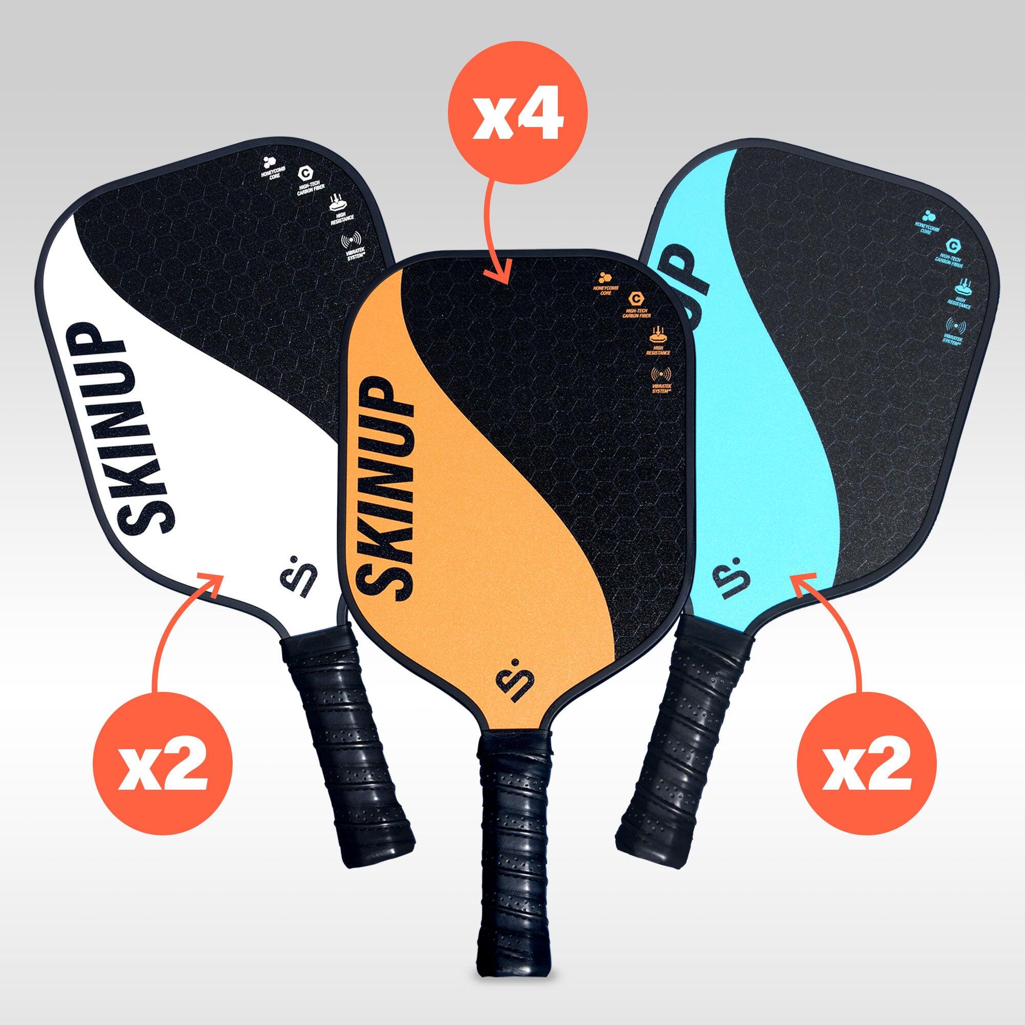 Skinup - Kit Pickleball 8 Raquettes Yin Yang - Skinup Sport - Raquette De Pickleball - Multicolore - Taille Unique - Decathlon