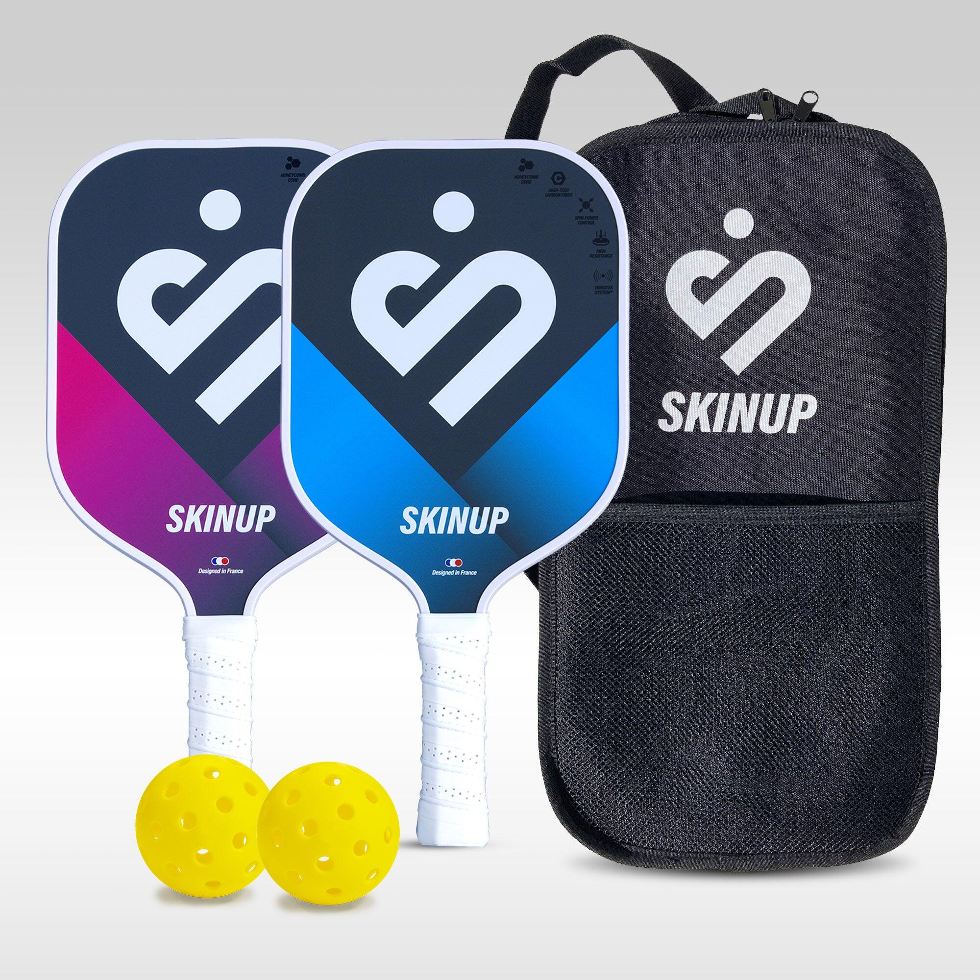 Skinup - Kit Pickleball 2 Raquettes Smart & Pro, 2 Balles Et 1 Housse - Skinup Sport - Raquette De Pickleball - Multicolore - Taille Unique - Decathlon