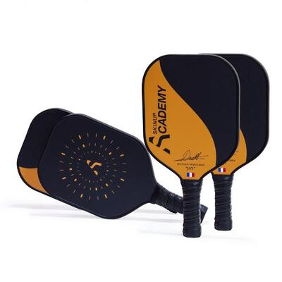 Pickleballset met 4 yin yang rackets en 6 ballen - skinup sport