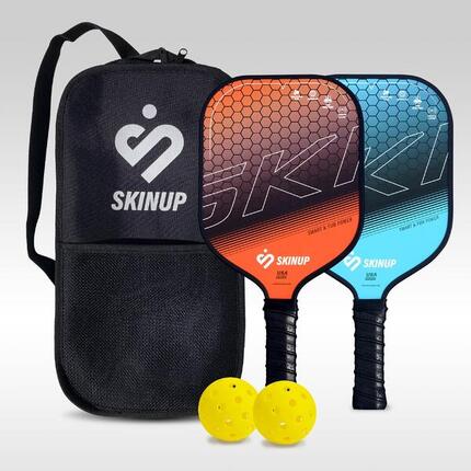 Kit pickleball 2 raquettes Smart & Fun, 2 balles et 1 housse - SKINUP Sport