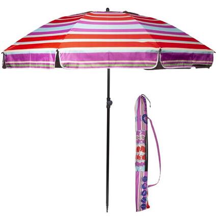 Parasol ultra résistant, structure anti vent, léger et anti uv upf50+