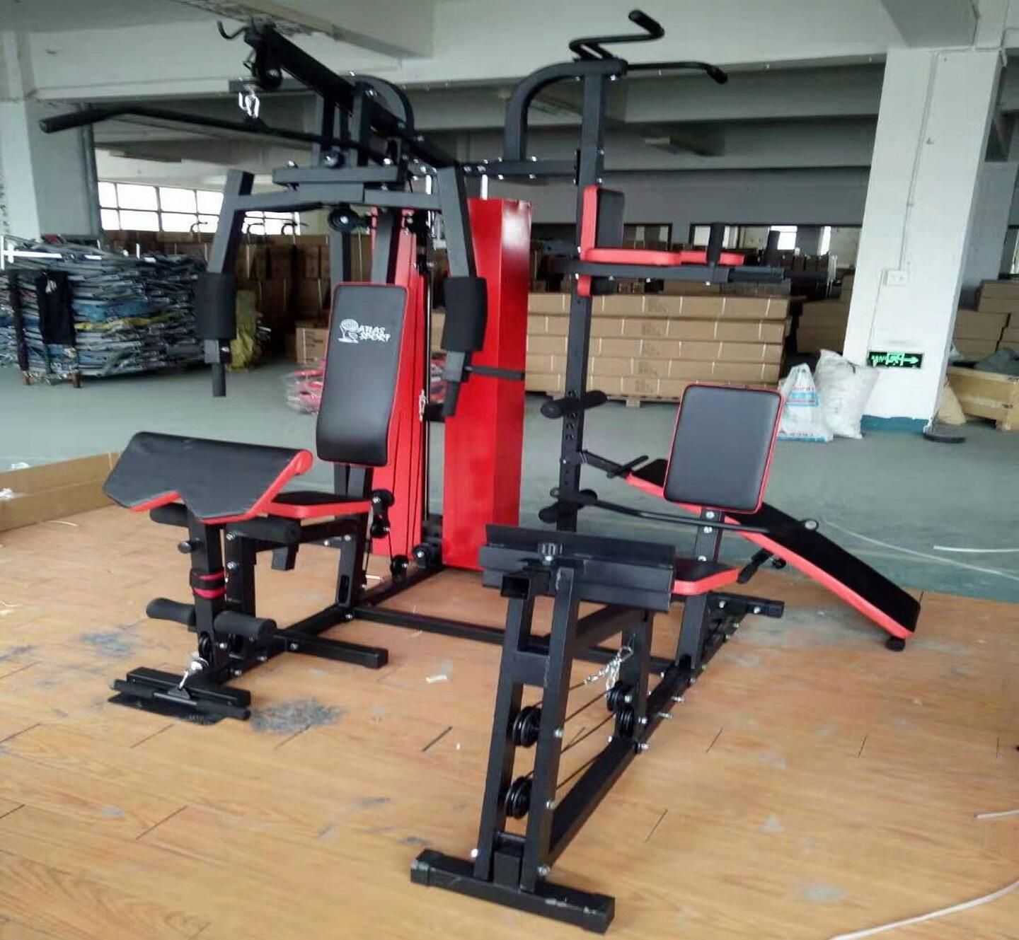 ATLAS DO ĆWICZEŃ ATLAS SPORT AS49  5 STANOWISK 80KG x2 PRASA 3/3