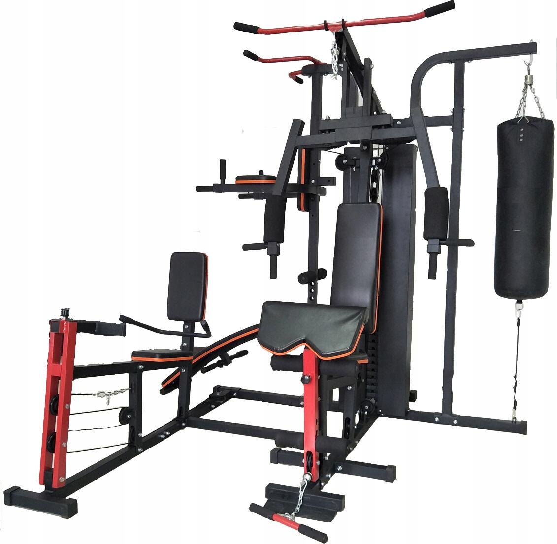 ATLAS DO ĆWICZEŃ ATLAS SPORT AS49  5 STANOWISK 80KG x2 PRASA 2/3
