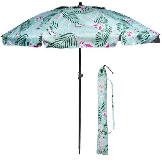 Parasol ultra résistant, structure anti vent, léger et anti uv upf50+