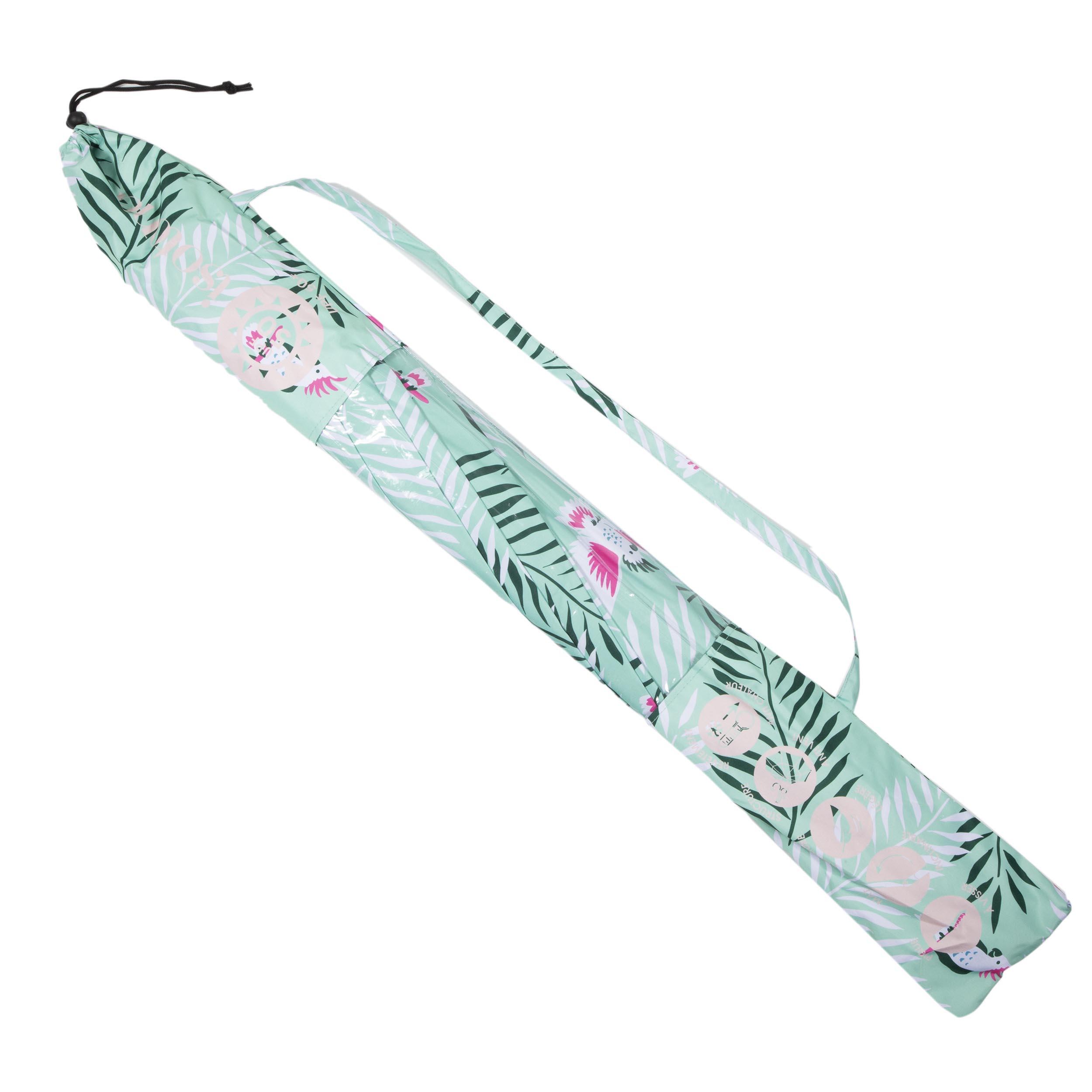 Sombrilla silla de playa, estructura ultra resistente, anti-viento, ligera, 2/5