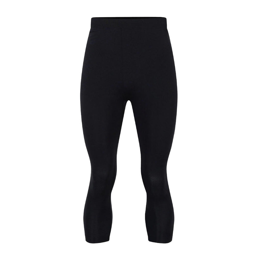 Mens In The Zone II Thermal 3/4 Leggings (Black)