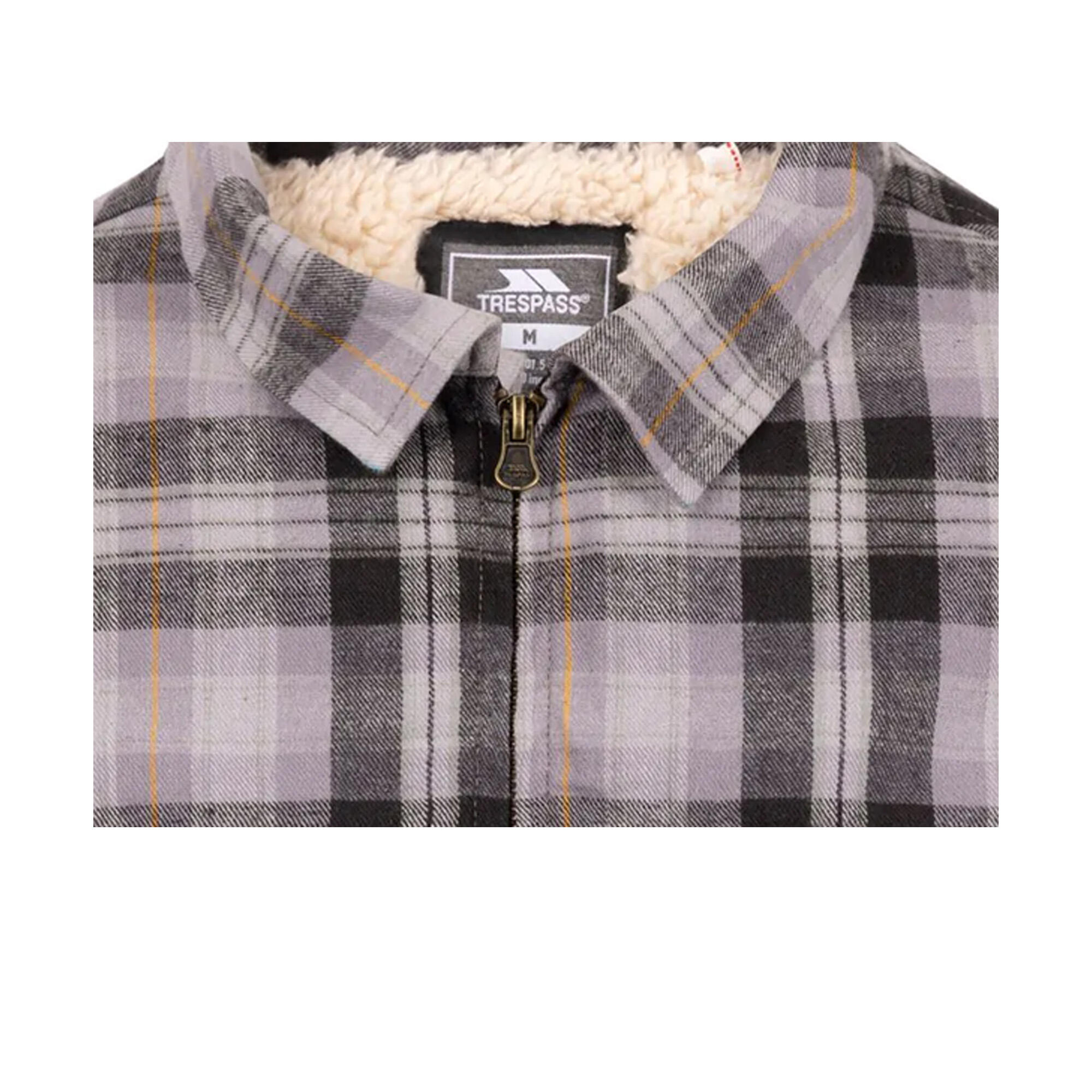 Camicia Uomo Trespass Danehill Grigio Scuro 3/5