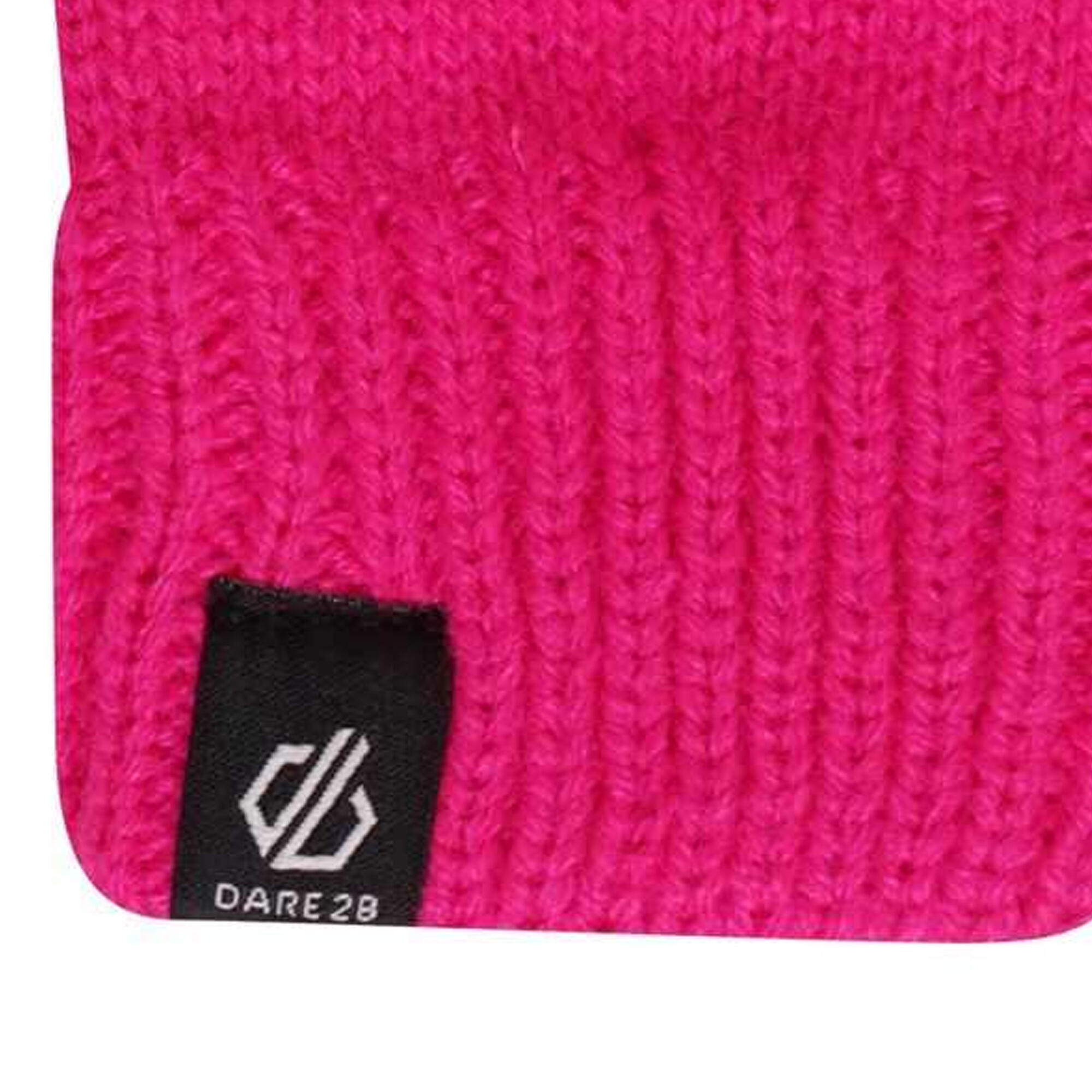 Set Cappello E Guanti Bambini Dare 2B Brighten Bagliore Rosa Zucchero Filato 4/5