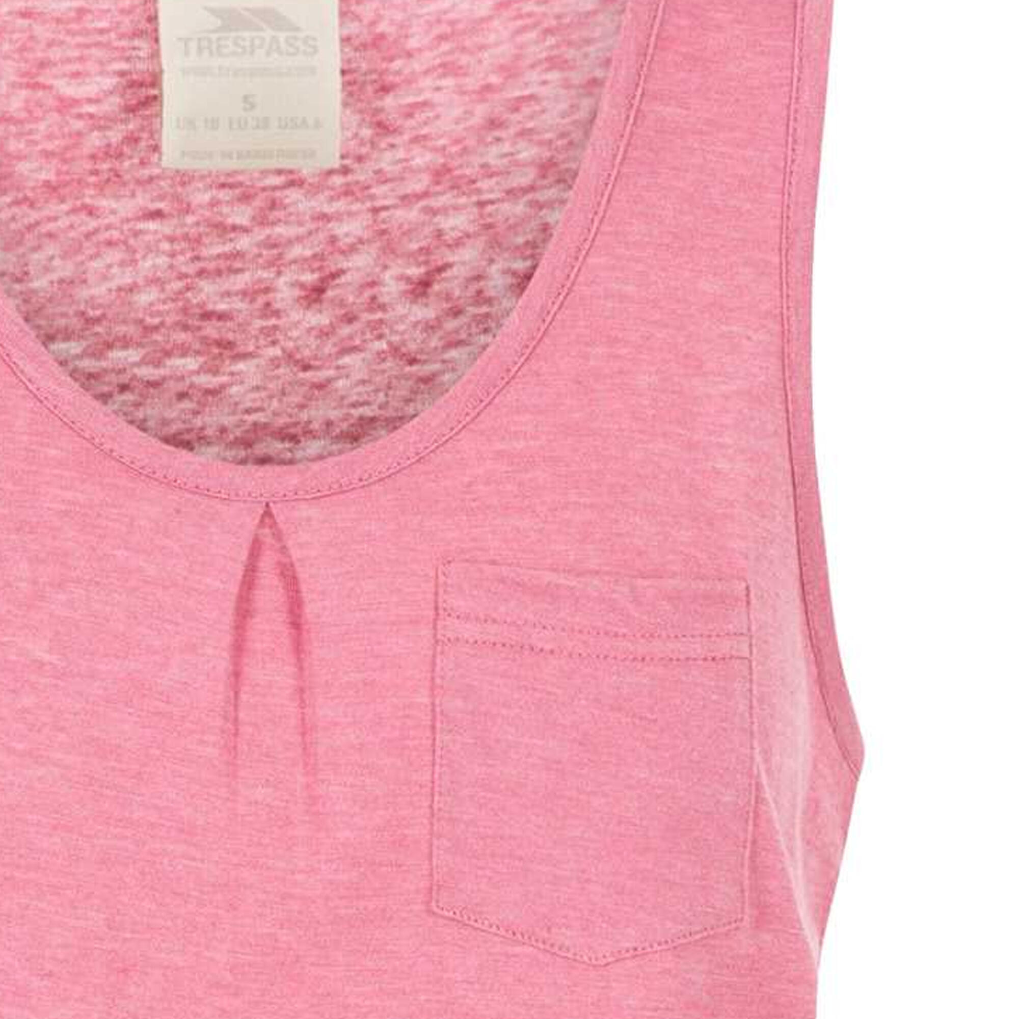 Débardeur FIDGET Femme (Rose Chiné) 4/5
