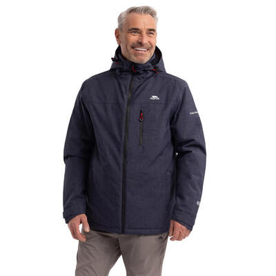 Giacca Impermeabile Imbottita Uomo Trespass Fyfinn Blu Navy Marna