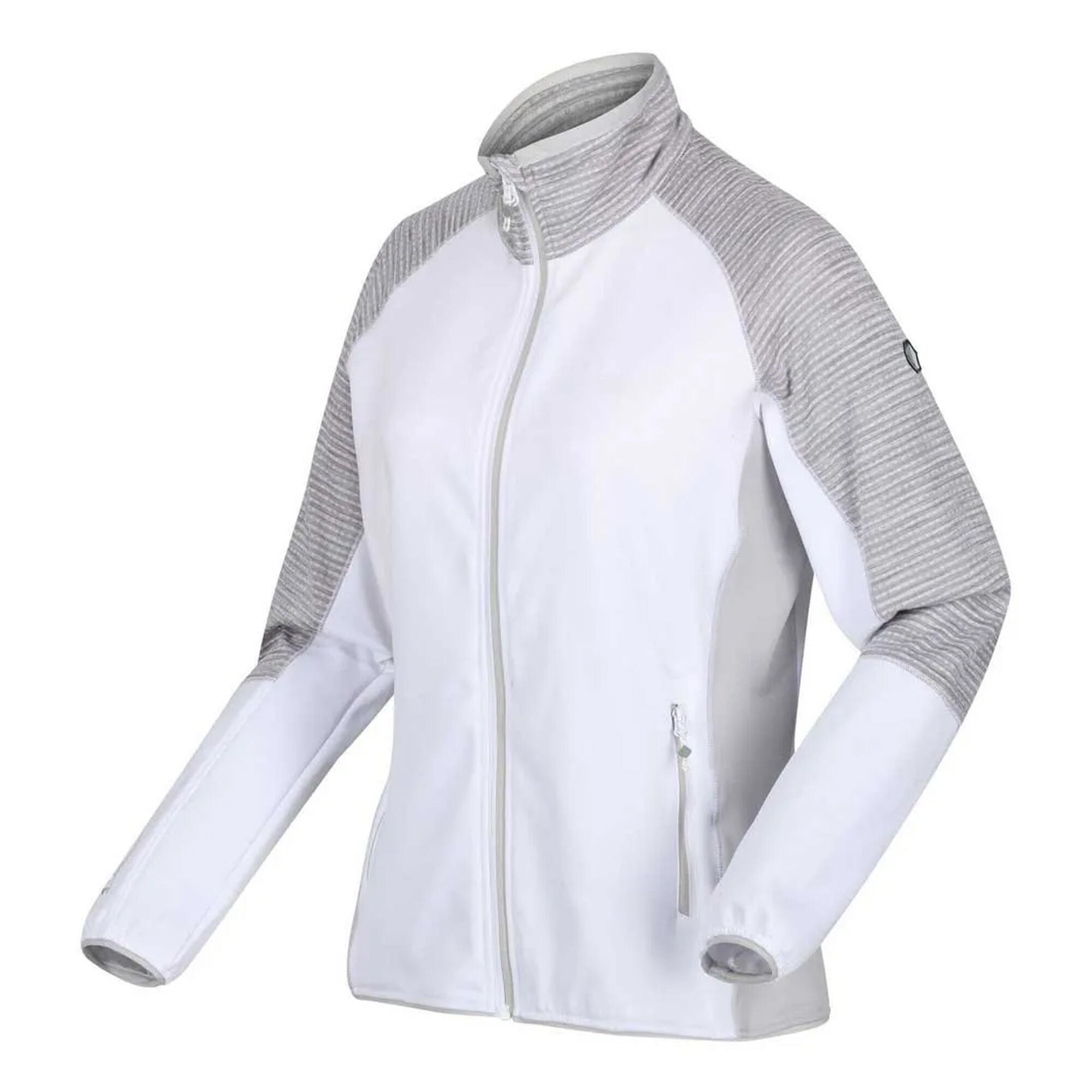 Veste YARE Femme (Blanc / Gris Clair Chiné) 4/5