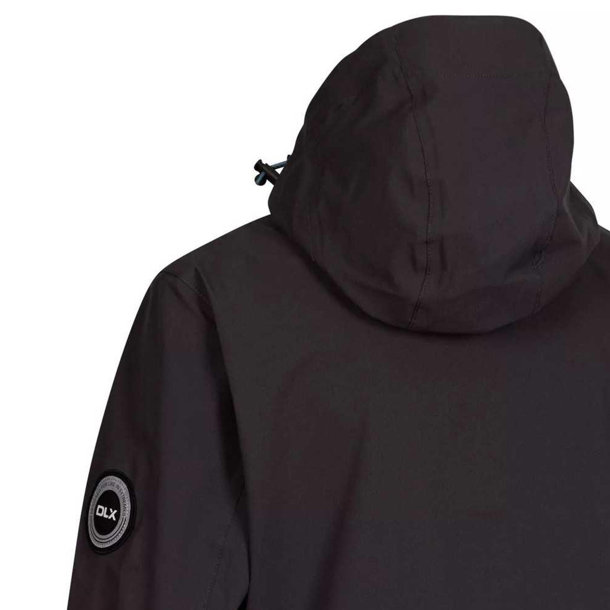 Chaqueta Impermeable Katya de DLX para Mujer Gris Oscuro 4/5