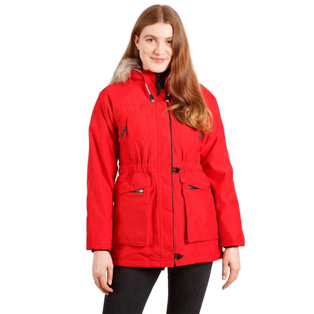 Womens/Ladies Caption Waterproof Parka (Red)