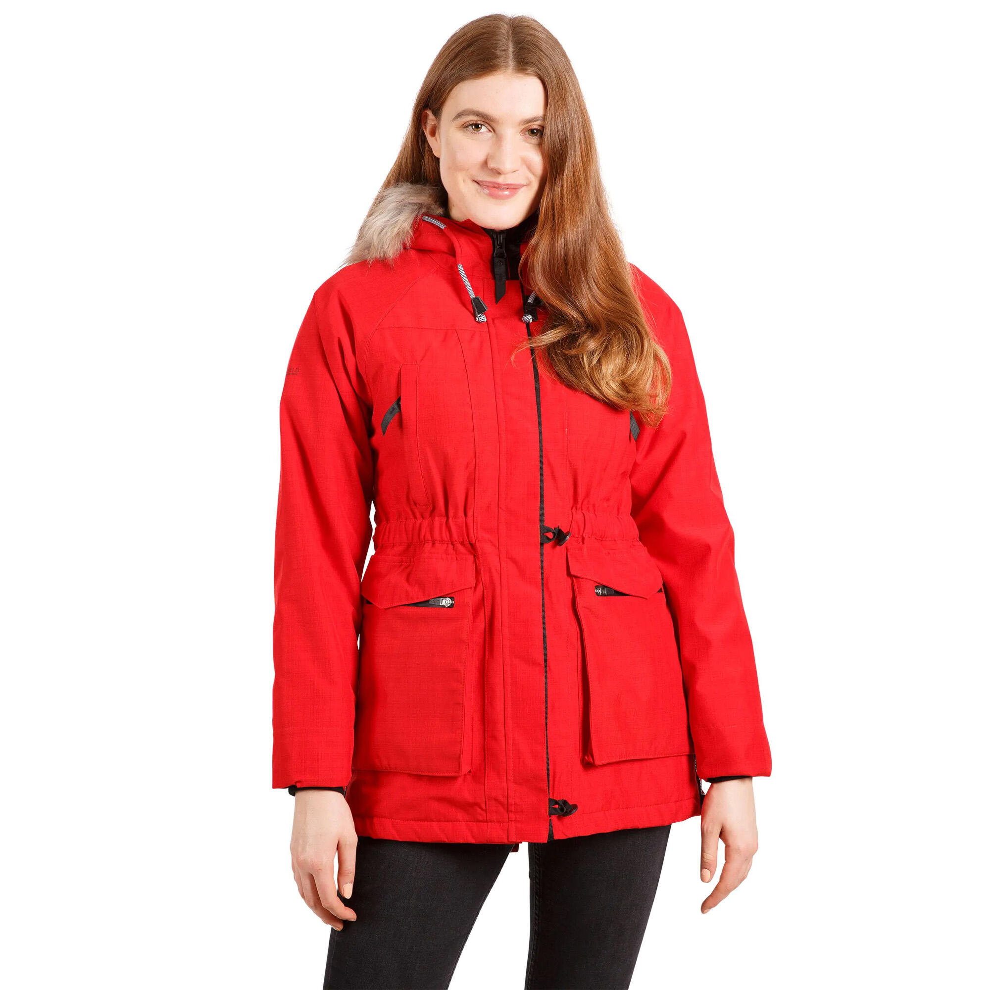 Parka CAPTION Femme (Rouge) 4/5