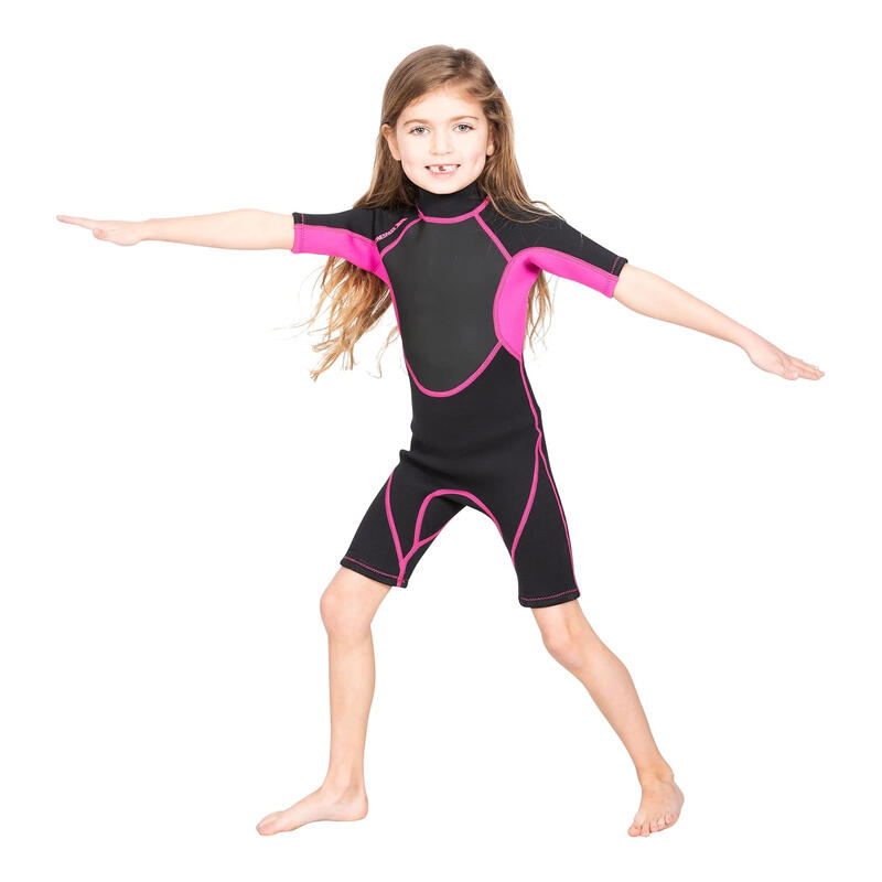Scubadive Combinaison Courte De Plongée 3mm Fille (Noir)
