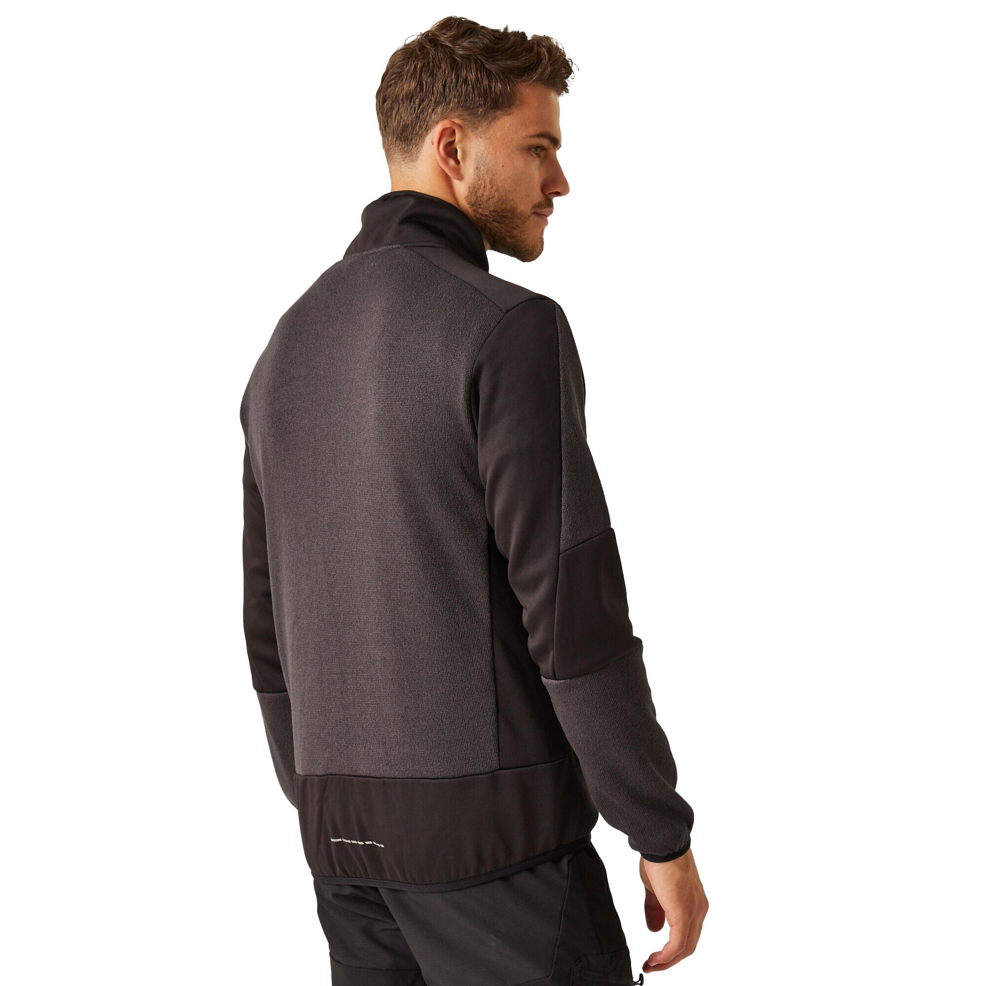 Unisex Adult Knitted Stretch Midlayer (Ash/Black) 4/5