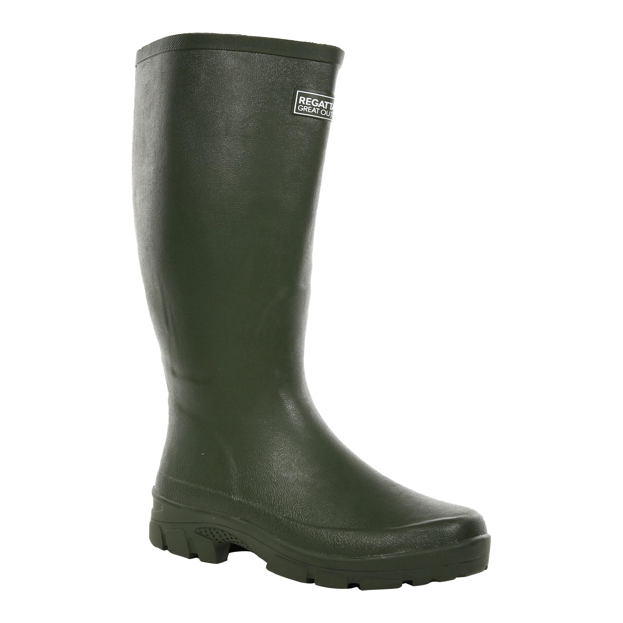 REGATTA Great Outdoors Mens Mumford II Rubber Wellington Boots (Deep Green)