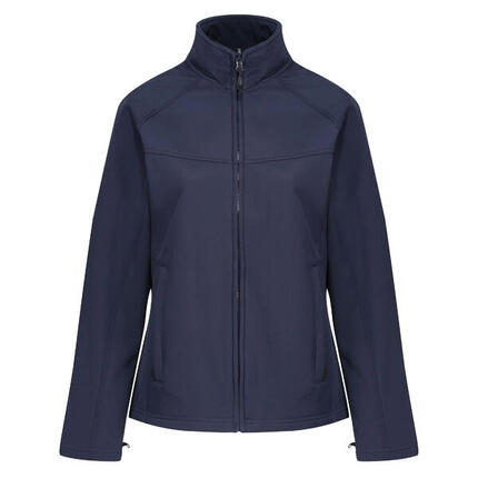 Veste softshell Regatta UPROAR Femme noire hydrophuge, poches zippées