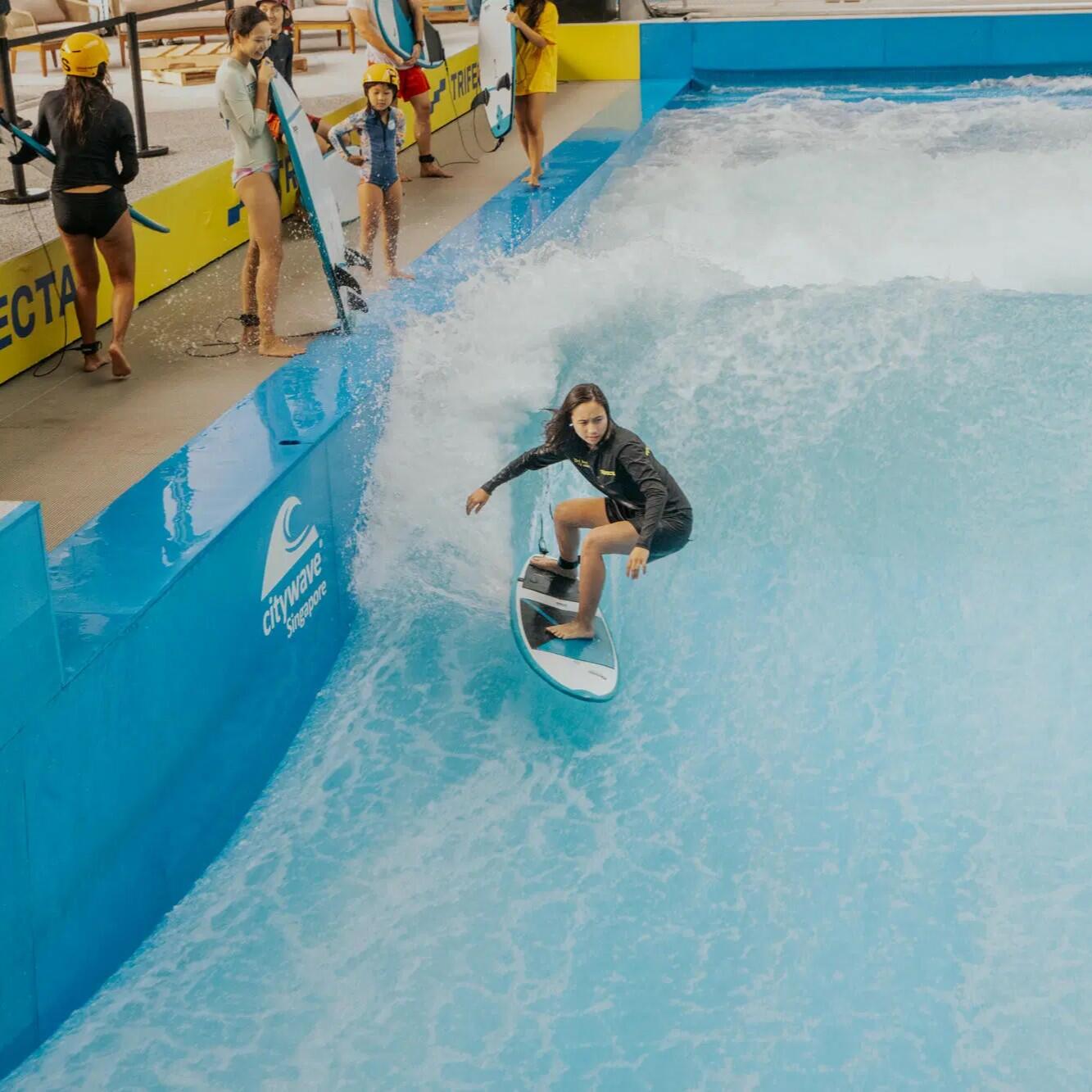Foamy FLAT 5’6 EVA - het ideale board voor alle beginners in het riviersurfen 5/7
