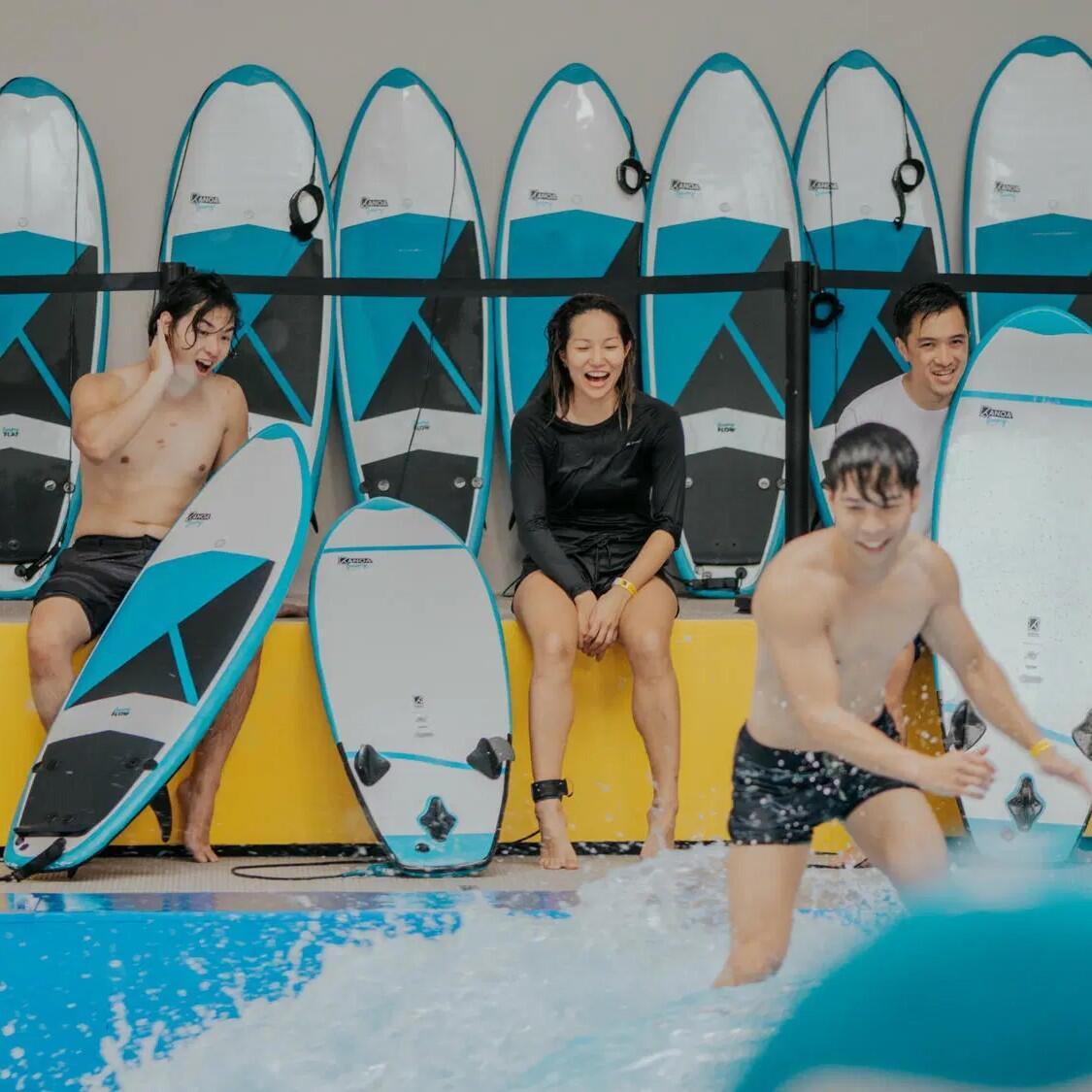 Foamy FLAT 5’6 EVA - het ideale board voor alle beginners in het riviersurfen 6/7