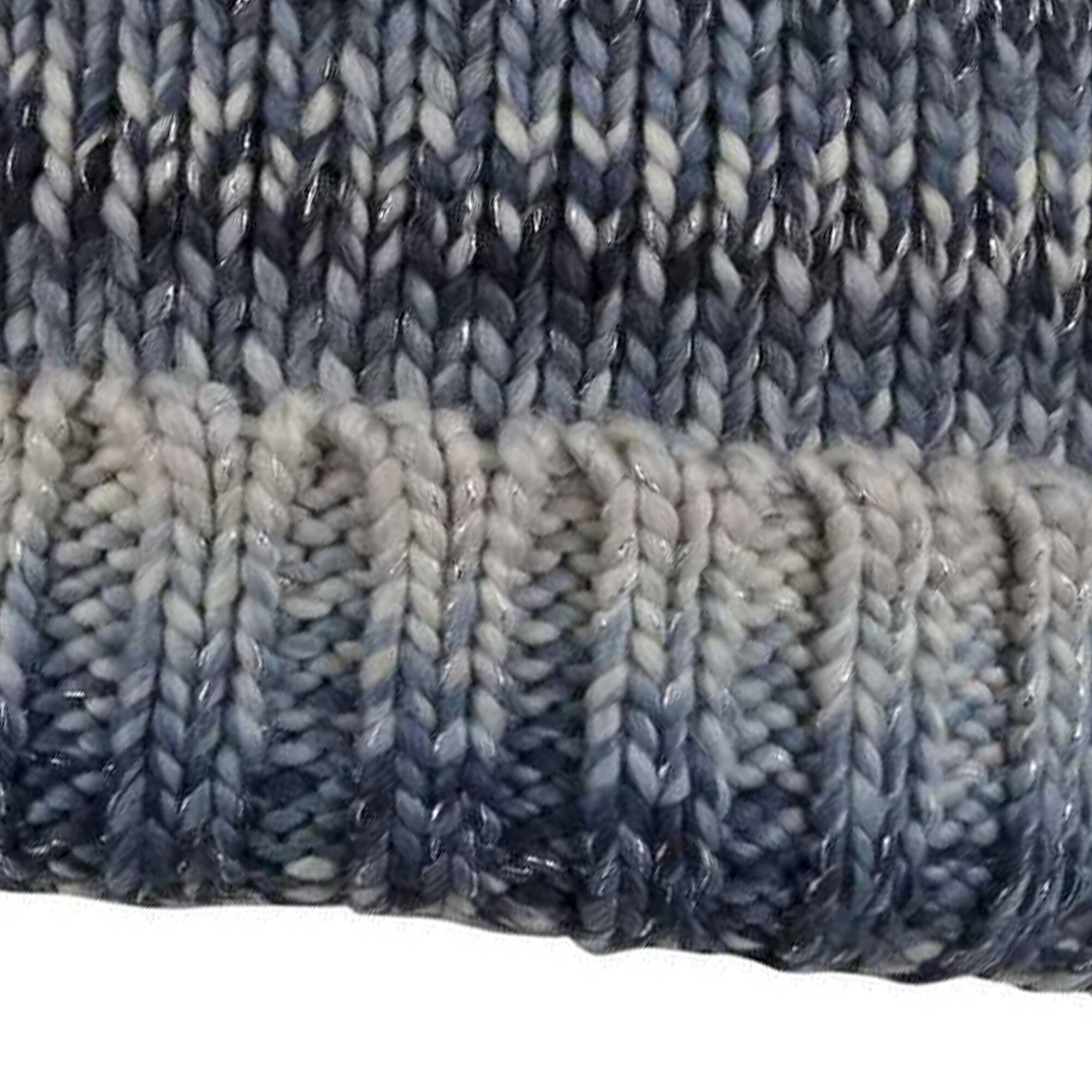 Bonnet Tricoté À Pompon FROSTY Femme (Bleu Marine) 3/5