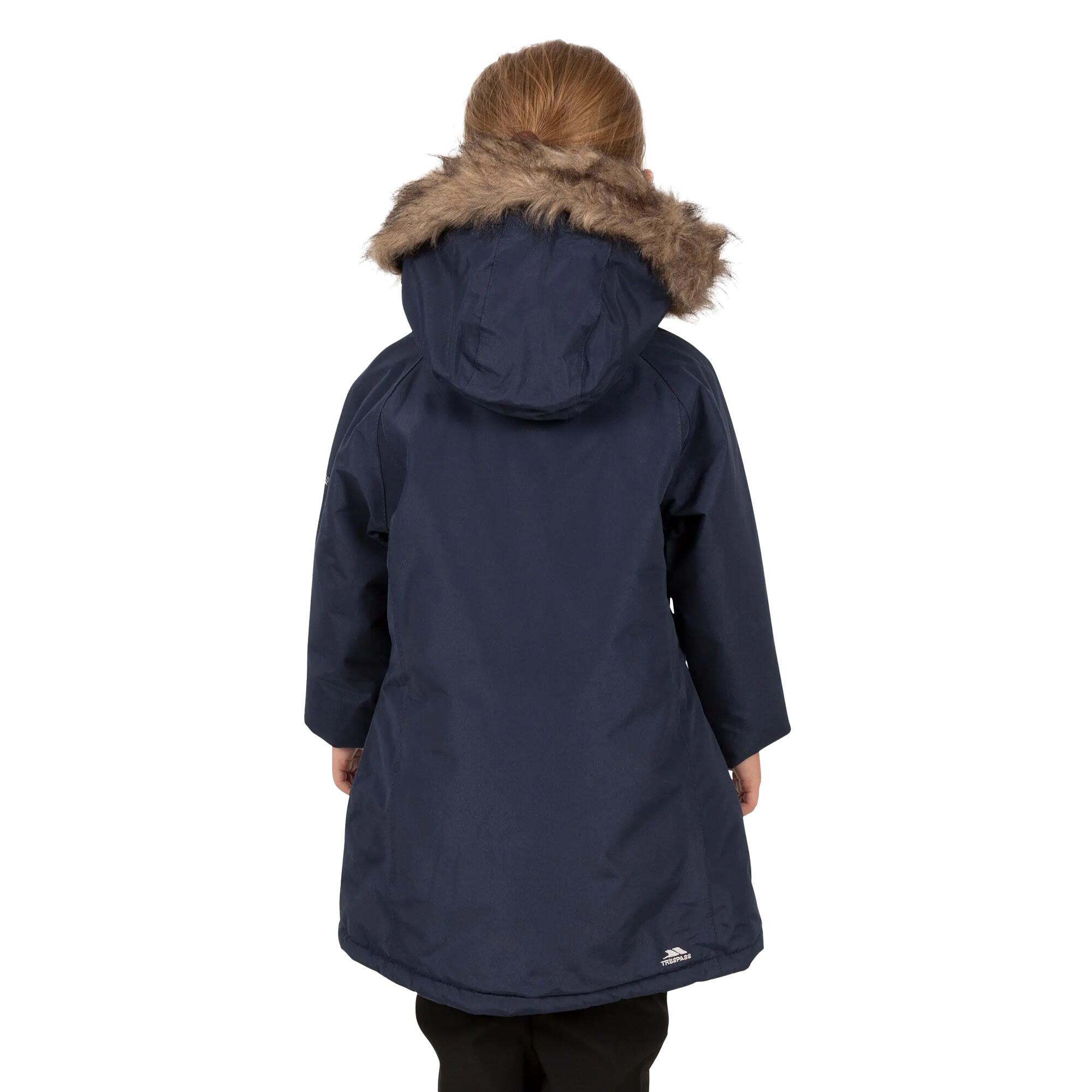 Fame Parka Imperméable Enfant (Bleu Marine) 3/5