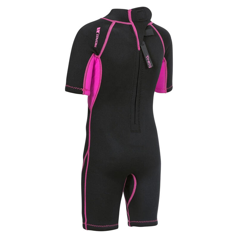 Scubadive Combinaison Courte De Plongée 3mm Fille (Noir)