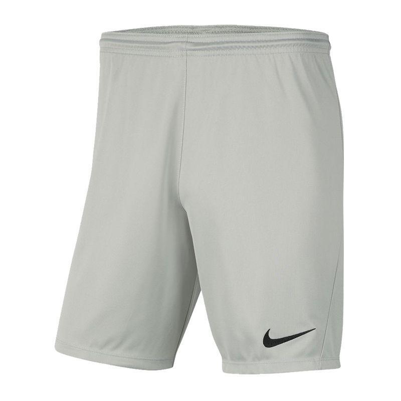NIKE Heren Dry Park III Korte Broek (Tinnen Grijs)