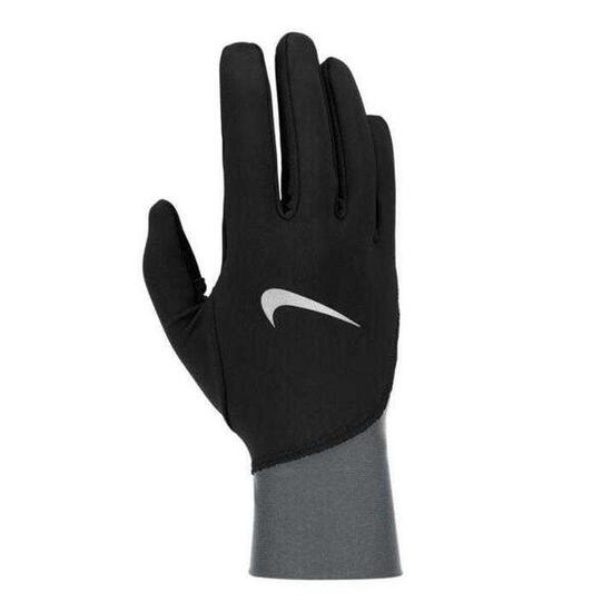 Uomo Peso Medio Corsa Guanto Nike Pacer Nero Grigio