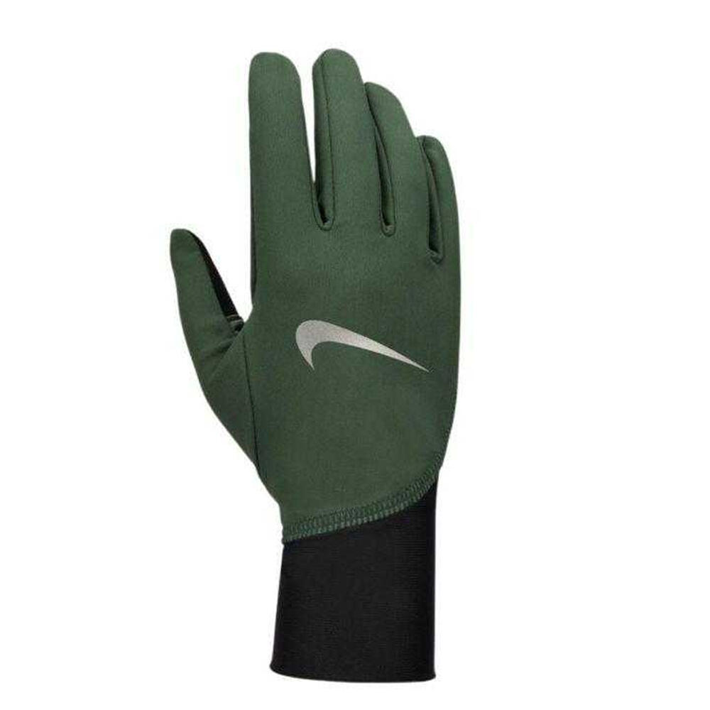 NIKE Heren Pacer Midweight Hardloop Handschoenen (Zwart, Groen)
