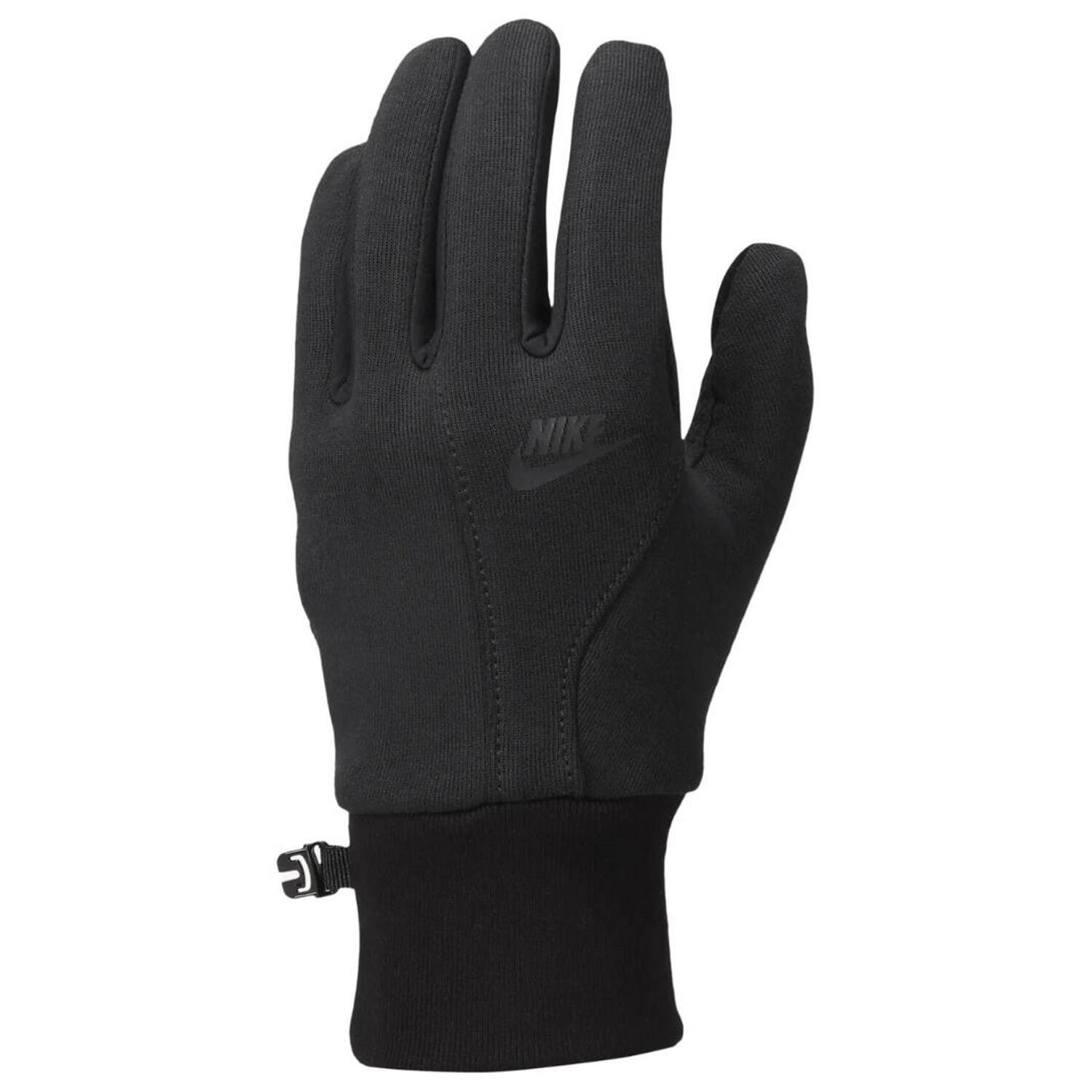 Heren Fleece ThermaFit Hardloophandschoenen (Zwart) 1/2