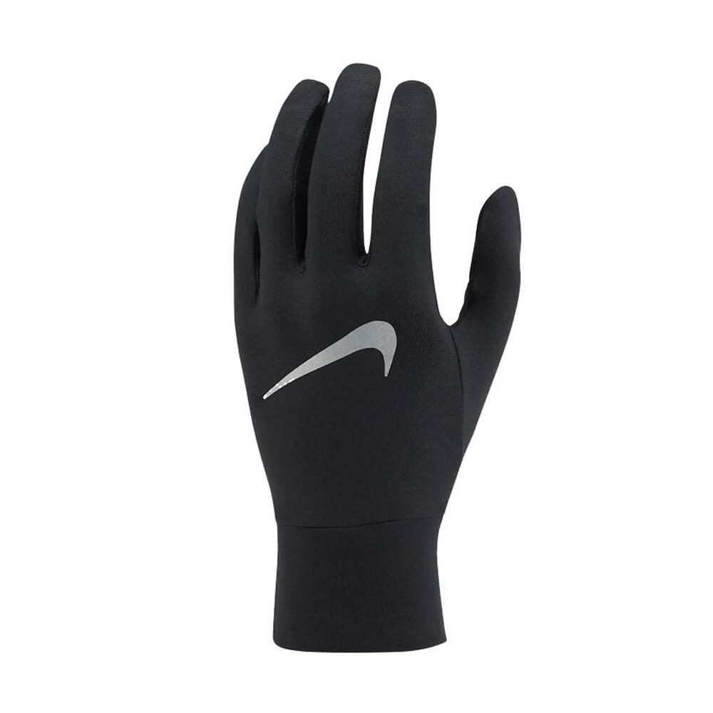 NIKE Heren Accelerate DriFIT Logo Hardloop Handschoenen (Zwart)