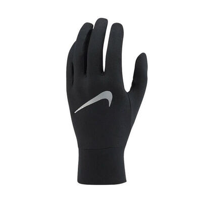 Heren accelerate drifit logo hardloop handschoenen (zwart)