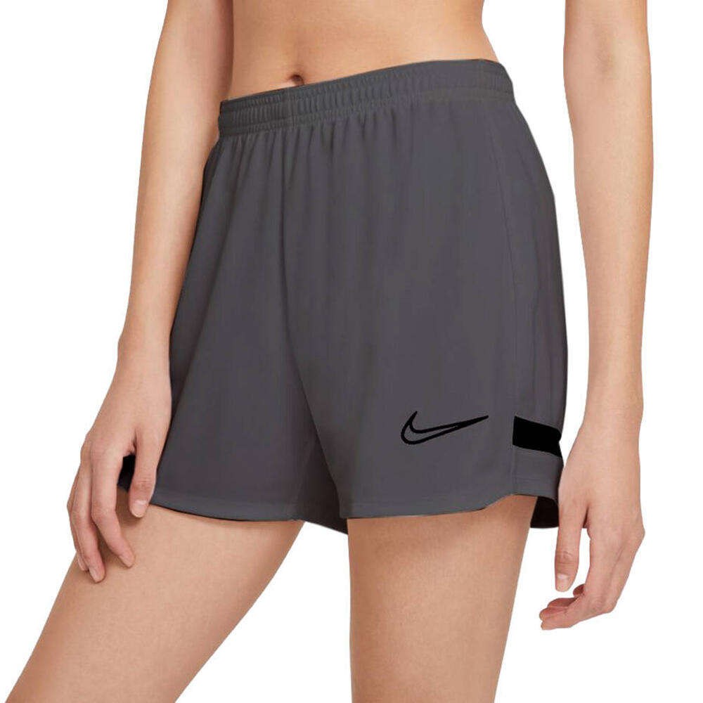 NIKE Pantalones Cortos Dri FIT Academy para Mujer Gris, Plateado