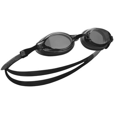 Nessd127 chroom zwembril (zwart)