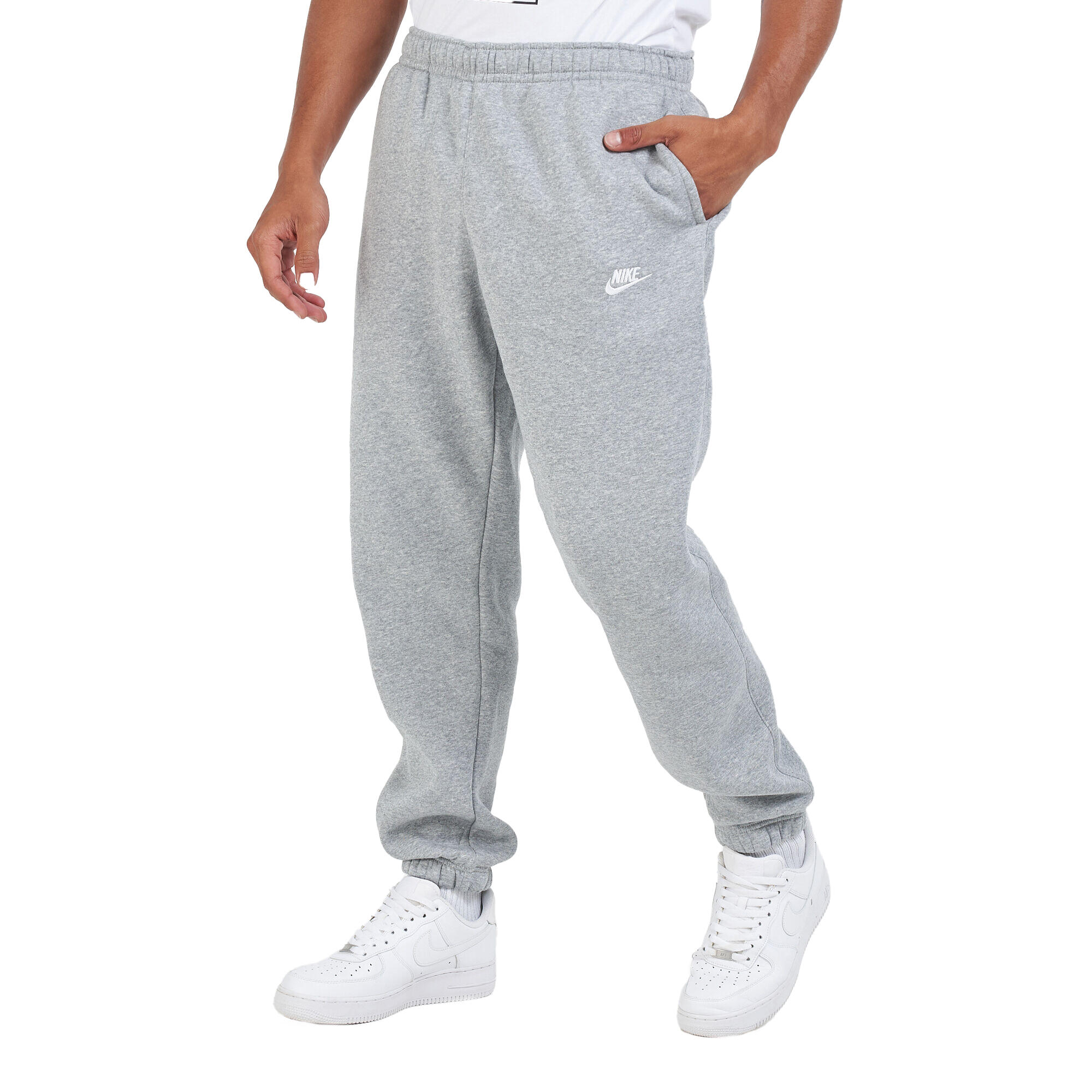Nike - Pantalon De Jogging Nsw Club Homme (gris / Argenté) - Pantalons - Gris - 52 2xl - Decathlon