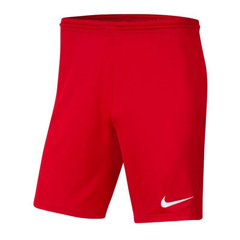 NIKE Heren Dry Park III Korte Broek (Universiteitsrood)