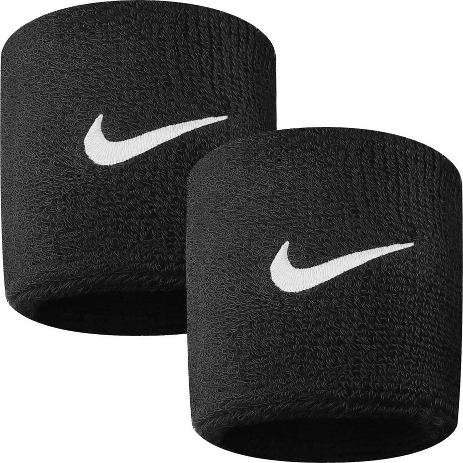 Swoosh Wristband (Pack of 2) (Black)