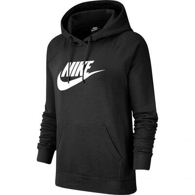 Dames essential hoodie (zwart)