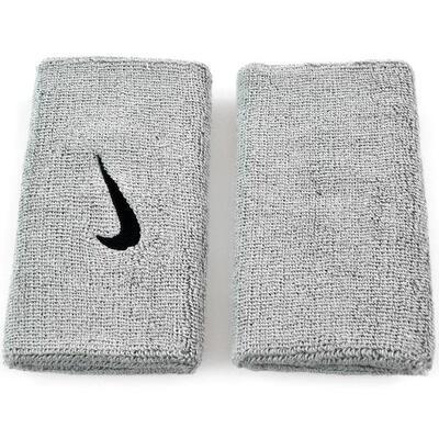 Dubbelwijd polsbandje (set van 2) (grijs)