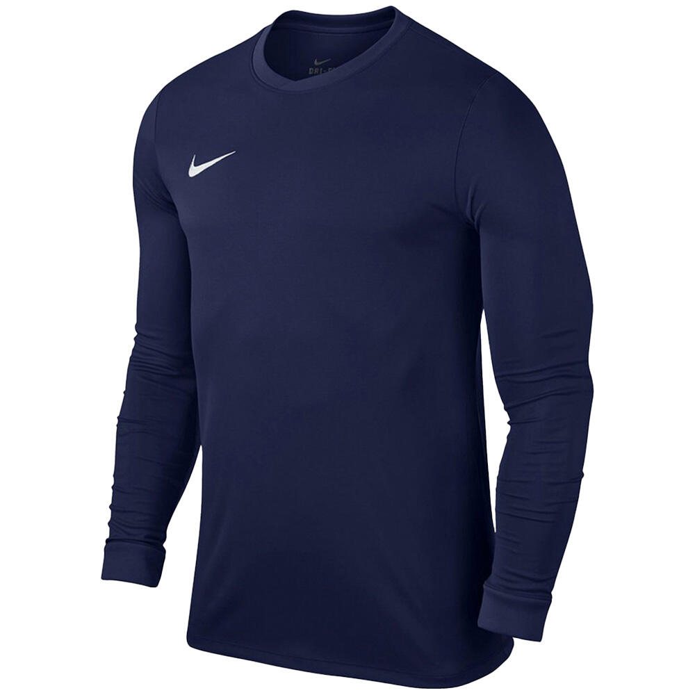 NIKE Heren Park VII Tshirt met lange mouwen (Marineblauw)