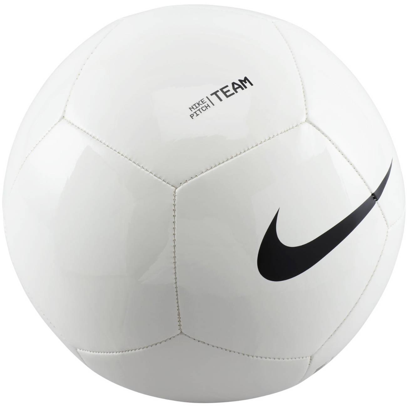 "Pitch Team" Fußball Logo Damen und Herren Weiß 3 2/3