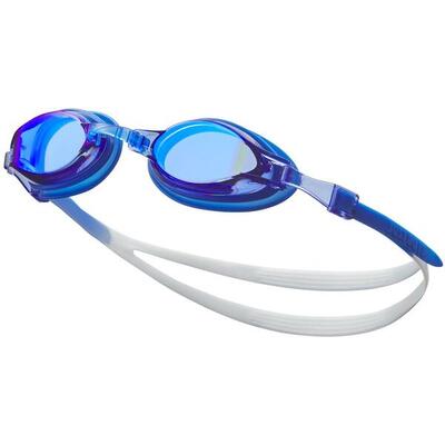 Gespiegelde chroom zwembril (blauw)
