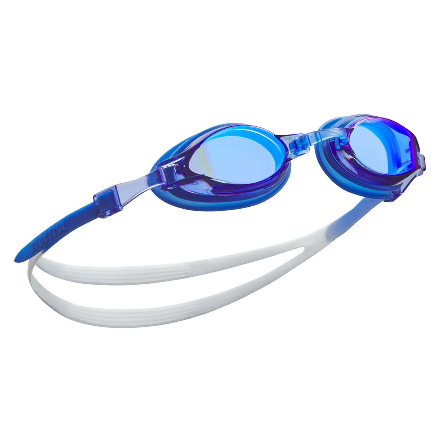 Gespiegelde Chroom Zwembril (Blauw) 2/2