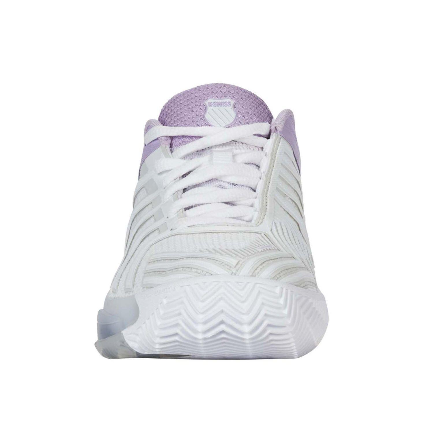 Kswiss Ultra Shot 4 Clay 94438182 Femmes Blanc Violet 4/7