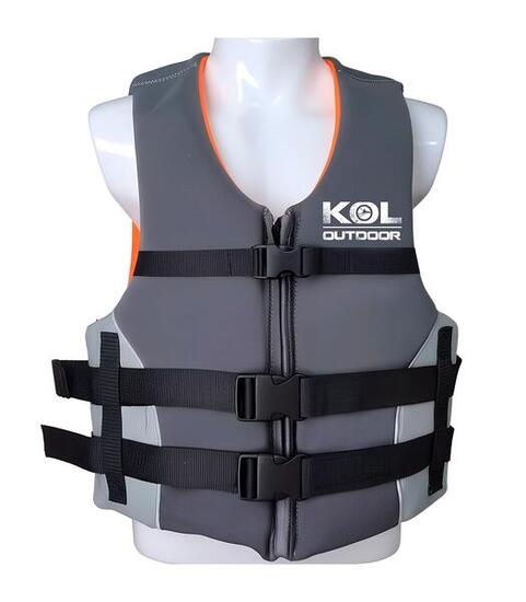 Neopren Schwimmweste 50N KOL OUTDOOR Kajak SUP Wakeboard - Größe L